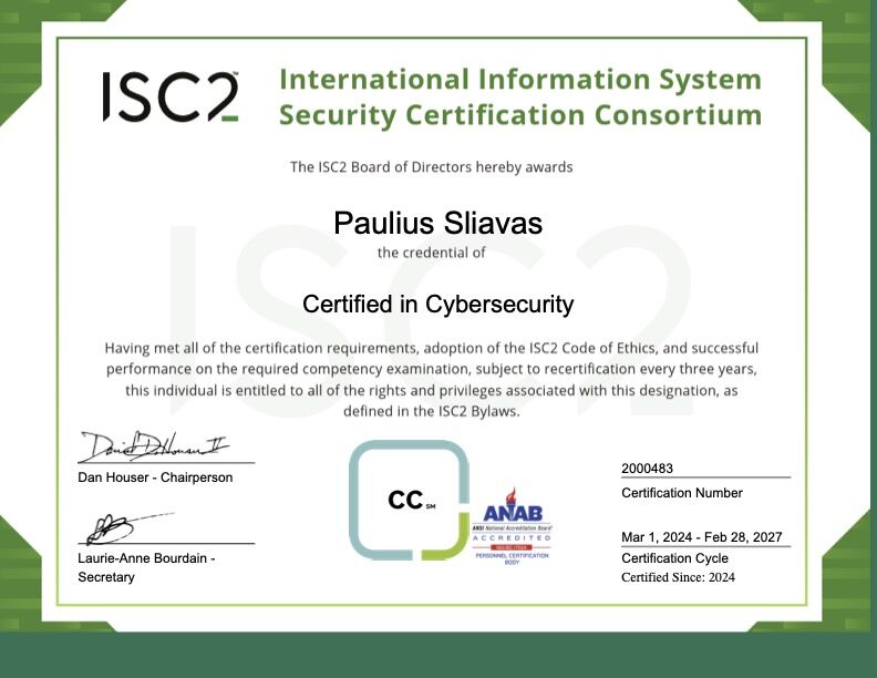 B4B - ISC2